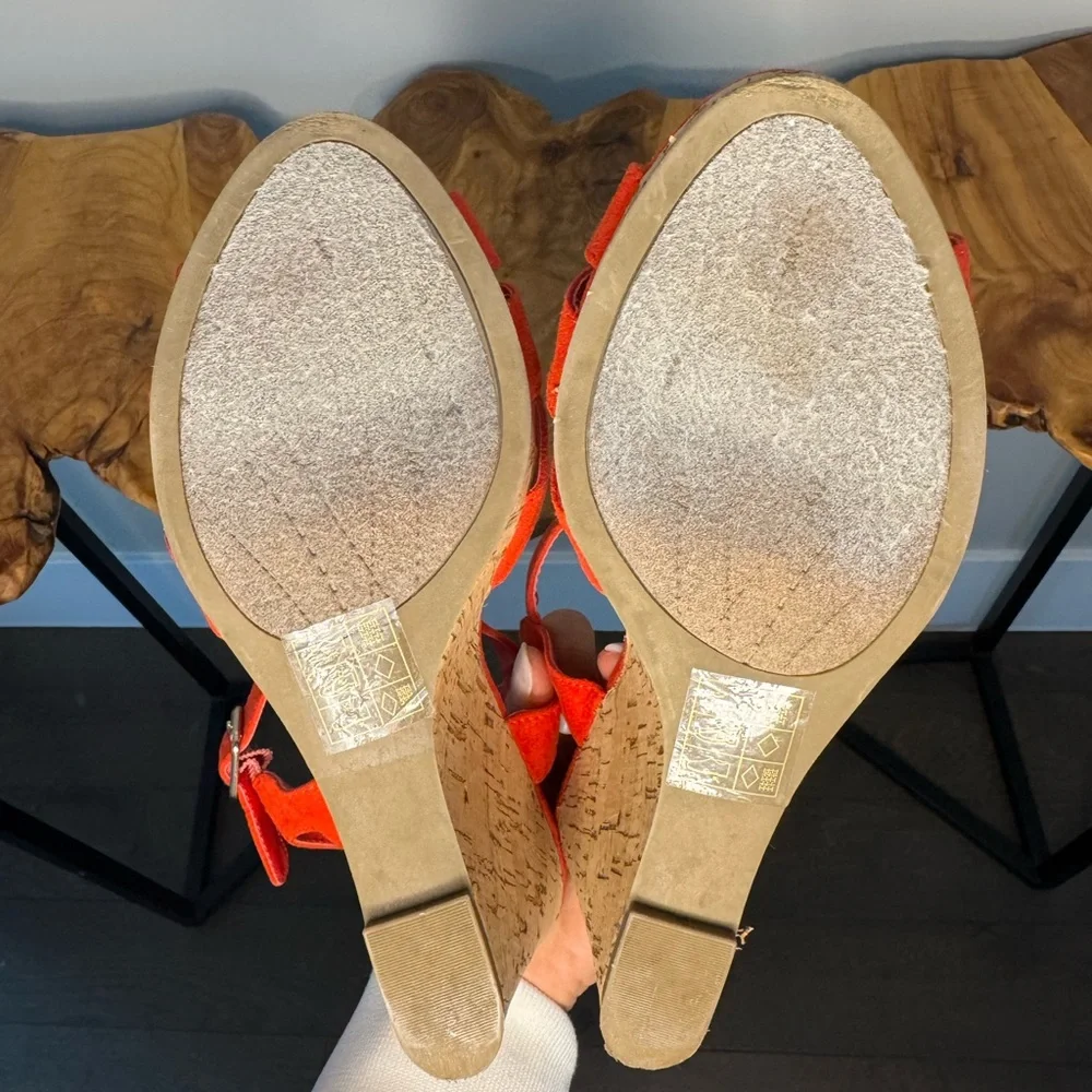 DV by Dolce Vita Red Platform Sandals